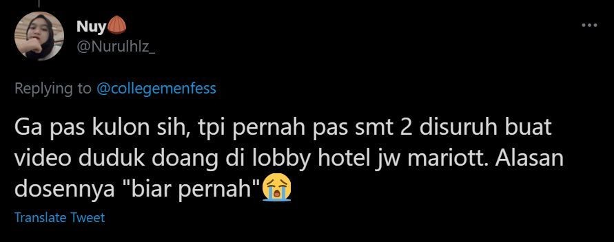 Tugas Kuliah yang absurd sampai bikin garuk-garuk kepala